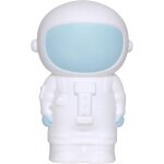 Tirelire astronaute blanc, bleu