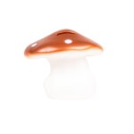 Tirelire champignon marron