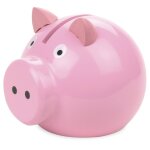 Tirelire cochon rose