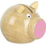 Tirelire cochon - rose rose