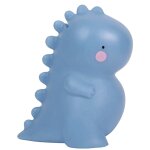 Tirelire enfant dinosaure bleu