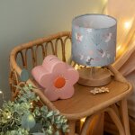 Tirelire fleur en c�ramique - anae rose