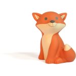 Tirelire orange, corail, noir