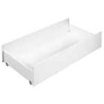 Tiroir de lit combin volutif sur roulettes - first blanc