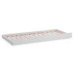 Tiroir lit gigogne pin massif lilja blanc