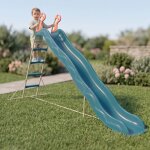 Toboggan actou 3 m. 3 - 12 ans. pour enfants bleu / corail