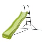 Toboggan d'extrieur sur pied avec chelle 220 cm vert citron