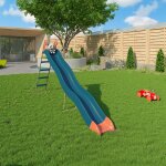 Toboggan pyrou 3, 32 m. 3 - 12 ans. bleu / corail