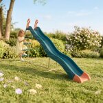 Toboggan pyrou 3, 32 m. 3 - 12 ans. pour enfants bleu / corail