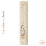 Toise en bois fort raton & hrisson multicolore