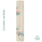 Toise en bois jungle paresseux multicolore