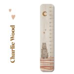 Toise en bois petite souris multicolore