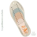 Toise pdimtre en bois fort renard multicolore