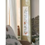Toise textile cureuil ma cabane blanc / vert