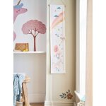 Toise textile licorne rose imprim