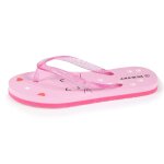 Tongs confort et tige color�e rose