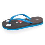 Tongs enfant confortables, � imprim�s gris