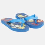 Tongs enfant motif anim� sam le pompier marine