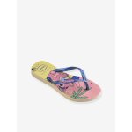 Tongs enfants stitch rose