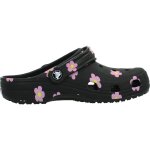 Tongs fille mod�le classic flower clog noir