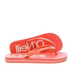 Tongs fille profile logo rouge