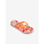Tongs imprim�s orange