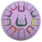 Tongue drum 11 notes violet