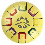 Tongue drum 8 notes jaune