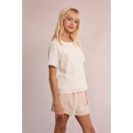 Top en broderie anglaise blanc
