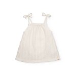 Top fille en maille avec bretelles r�glables blanc