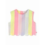 Top fille � rayures multico