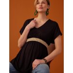 Top grossesse col v flicieor noir