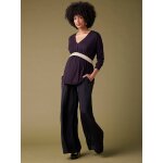 Top de grossesse esprit blouse felicie noir