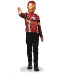 Top iron man avec masque rouge Top iron man avec masque rouge