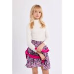 Top manches longues col montant offwhite