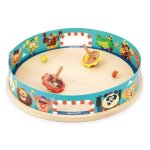 Toupies arena, jeu d'adresse en bois fsc multicolore