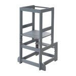 Tour d'apprentissage �volutive en bois gris anthracite