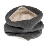Tour de cou doublure sherpa gris