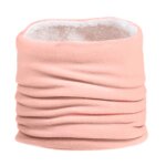 Tour de cou doublure sherpa rose