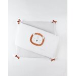 Tour de lit babou & kendi en veloudoux blanc Tour de lit babou & kendi en veloudoux blanc