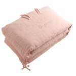 Tour de lit b�b� en coton - original rose