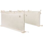 Tour de lit cosy knit biscuit (pour lits 60 x 120 ou 70 x 140 cm) ecru