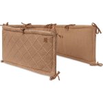Tour de lit cosy knit biscuit (pour lits 60 x 120 ou 70 x 140 cm) marron