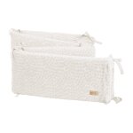 Tour de lit en coton bio seashells �cru