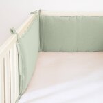 Tour de lit en coton bio vert