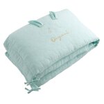 Tour de lit en coton - original bleu ciel