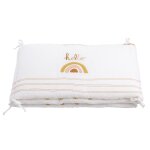 Tour de lit en coton - sunlight blanc