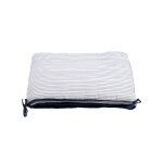 Tour de lit marini�re en double gaze de coton - baby sailor blanc / bleu