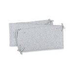 Tour de lit et parc - pady quilted jersey mix grey