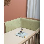 Tour de lit promenade bucolique vert clair